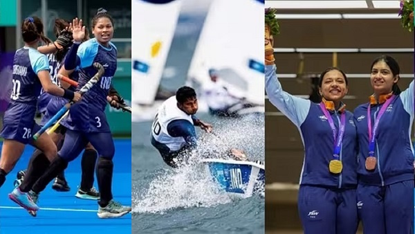 You are currently viewing एशियाड में 13वें दिन दूसरा मेडल मिला:तीरंदाजी में विमेंस टीम के बाद बैडमिंटन में प्रणय ने ब्रॉन्ज जीता; भारत के अब तक 88 मेडल