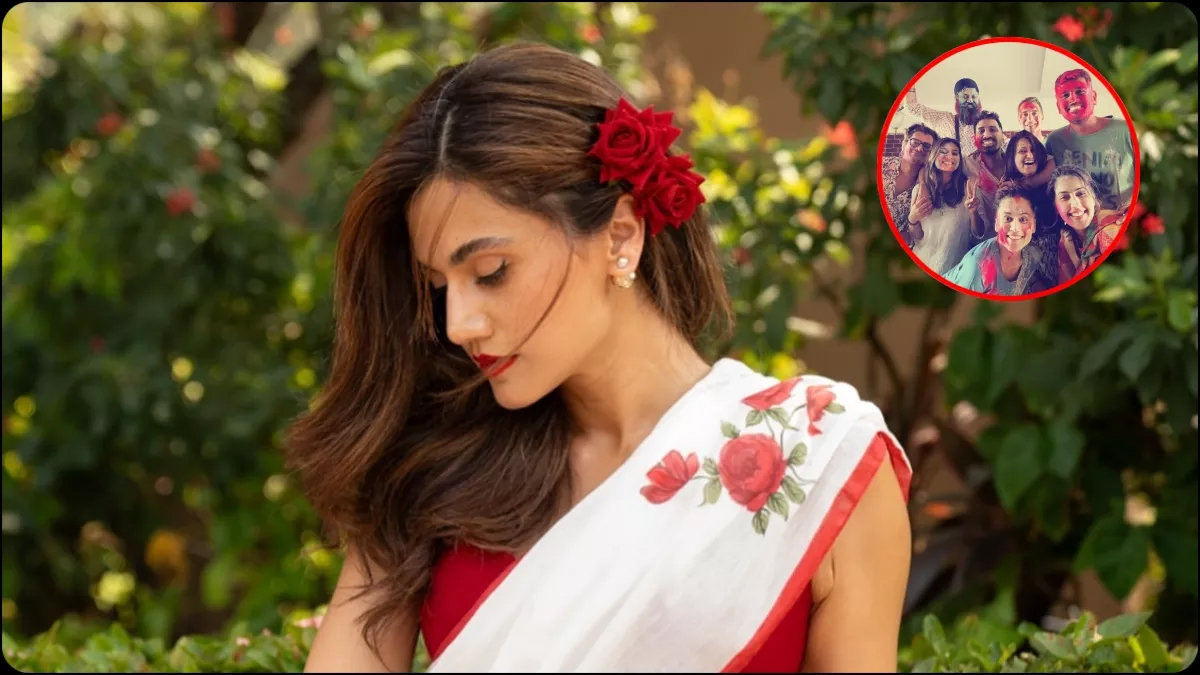 Read more about the article शादी की खबरों के बीच Taapsee Pannu की मांग में दिखा सिंदूर, ‘पति’ मैथियास बो के साथ खेली पहली होली