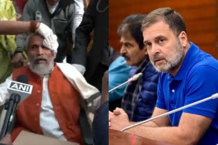 You are currently viewing बीजेपी सांसद ने लगाया राहुल गांधी पर धक्का-मुक्की का आरोप! शिवराज सिंह चौहान ने भी राहुल को जमकर सुनाई खरी-खरी, बोले – मर्यादाओं की धज्जियां उड़ा दी