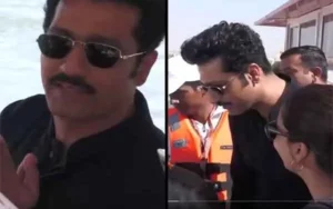 Read more about the article प्रयागराज में विक्की कौशल का आध्यात्मिक अंदाज – गंगा में डुबकी और आरती का वीडियो वायरल, फिल्म ‘छावा’ की रिलीज़ से पहले पहुंचे प्रयागराज