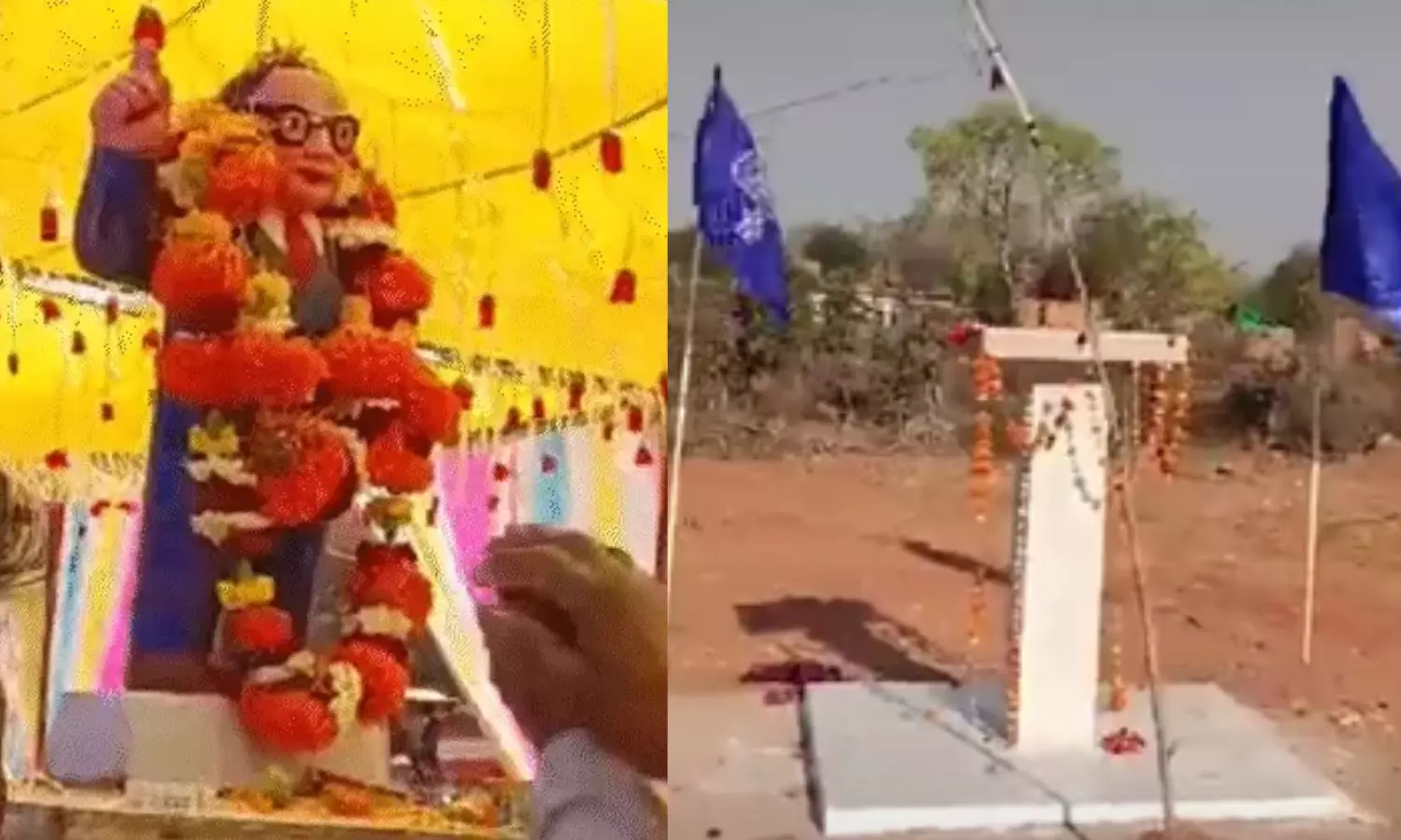 Read more about the article छतरपुर में बाबा साहब की मूर्ति चोरी: ग्रामीणों में आक्रोश, भीम आर्मी ने किया विरोध प्रदर्शन; पुलिस जांच में जुटी