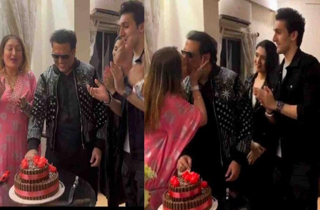 You are currently viewing बॉलीवुड के चहेते कपल गोविंदा और सुनीता के तलाक की खबरों के बीच वायरल हुआ उनका रोमांटिक वीडियो, कुछ सेकंड के लिए बच्चे हुए अनकम्फर्टेबल!