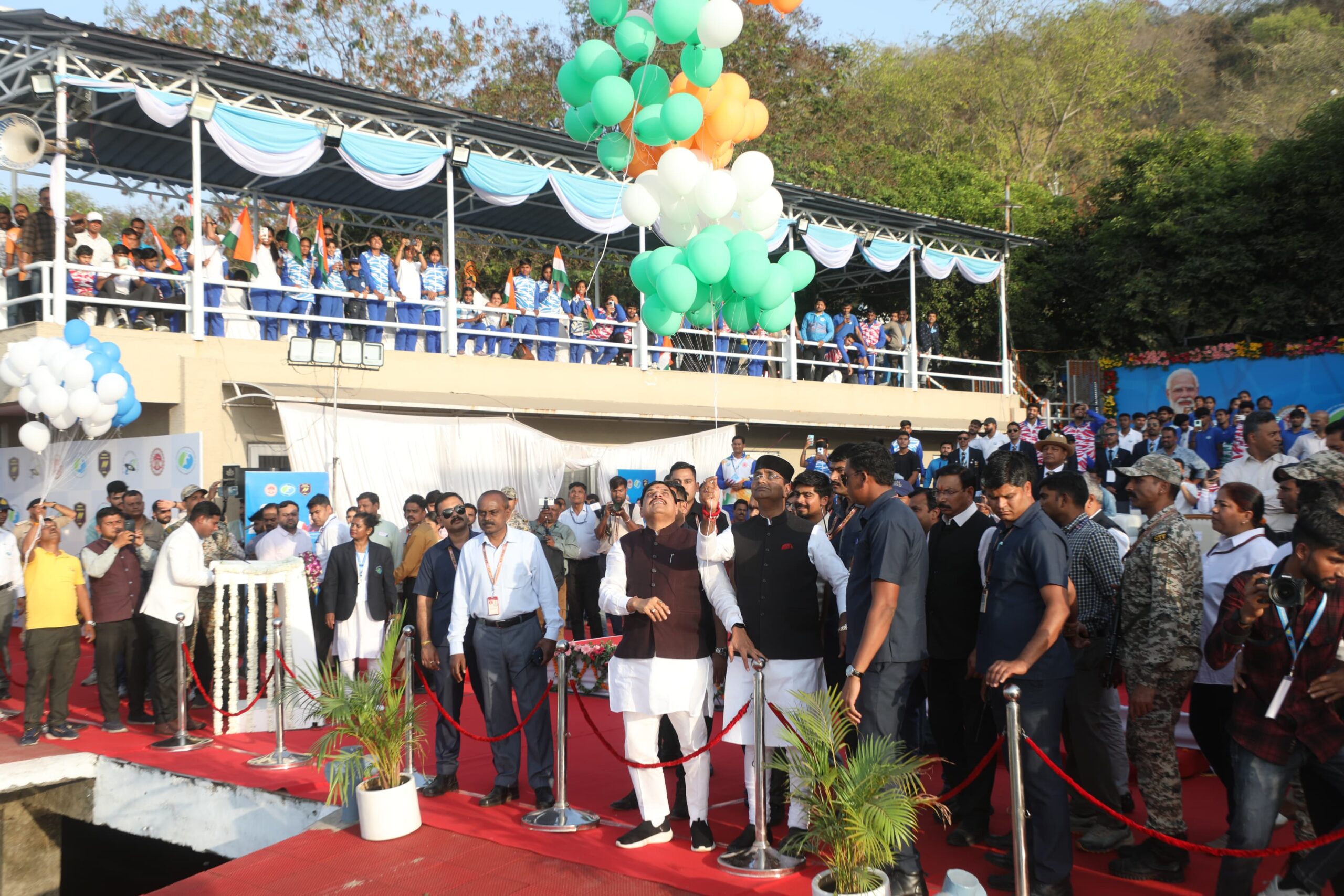 Read more about the article भोपाल बना जल क्रीड़ा का केंद्र: 42वीं नेशनल रोइंग चैंपियनशिप का भव्य आगाज, CM मोहन यादव ने किया उद्घाटन; 25 राज्यों के 500 से ज्यादा खिलाड़ी दिखाएंगे दमखम