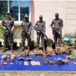 मलकानगिरी में नक्सली बंदूक फैक्ट्री का पर्दाफाश, पुलिस ने विस्फोटक और हथियार बनाने का सामान किया बरामद