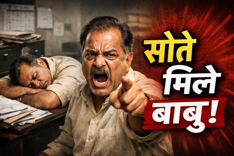 ‘कोई नहीं छीन सकता नौकरी, जो उखाड़ना है उखाड़ लो…’, सोते समय पकड़े गए बाबू, करने लगे गाली-गलौच